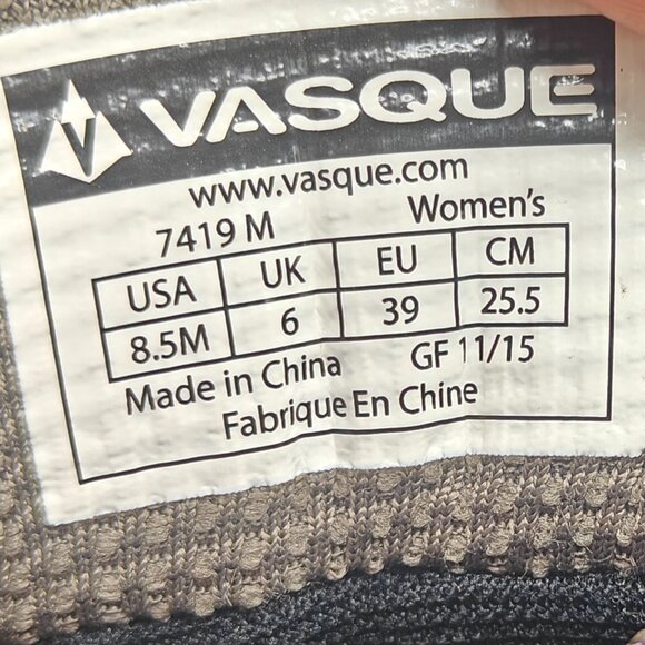 Vasque Talus UltraDry Boots Womens 8.5 US Leather Brown Waterproof Hiking Vibram - Picture 11 of 11